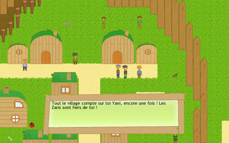 Screenshot d'Onalyan, mon premier jeu réalisé entre 2008 et 2011